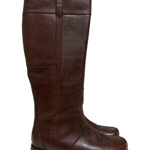 Hush Puppies Brown Leather Knee-high Boots (7.5)